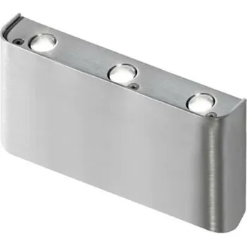 Nástěnné svítidlo LED Nástěnné svítidlo AZzardo Ginno 3 aluminium AZ0766 6x1W 440lm 3000K IP20 17cm hliníkové