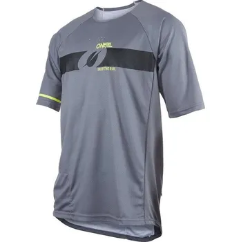 cyklistický dres Dres O´Neal PIN IT šedá/žlutá (Velikost: 2XL) 0087-726