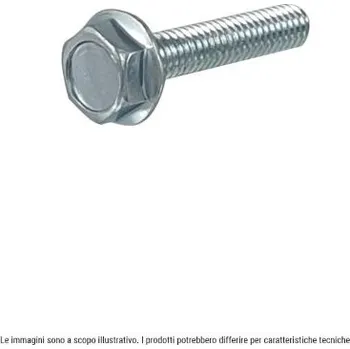 Pozinkovaný šroub s šestihrannou hlavou RMS 121859181 s límcem M6X12 121859181