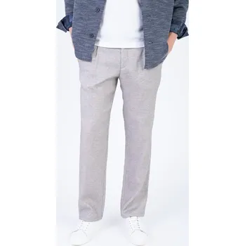 Dámské oblečení Lněné kalhoty s pruženkou V přiléhavém střihu 189074