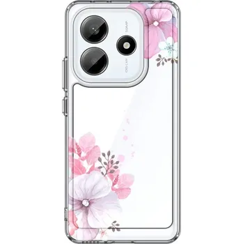 Pouzdro na mobilní telefon Kryt Xiaomi Redmi Note 14 5G Image pevný Violet Blossom (obal neboli pouzdro na Xiaomi Redmi Note 14 5G)