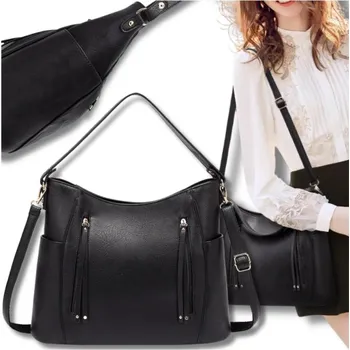 Kabelka J&W Dámská crossbody kabelka Dosti černá One size