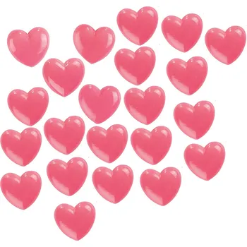 Čokoláda Günthart 2D Růžová srdce z bílé čokolády 22ks