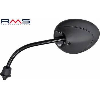 Zrcátko pro motocykl Zpětné zrcátko RMS 122760520 levý černý PIAGGIO/VESPA Zip II 50 (Cat) 2000-2006