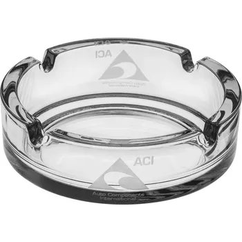 skleněný popelník s logem ACI 2H890174