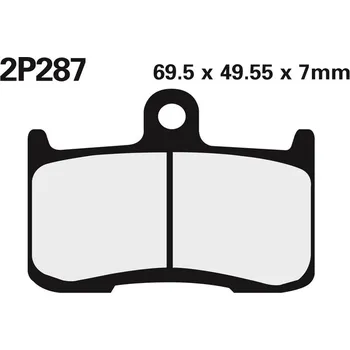 Nářadí na motocykly Brzdové destičky NISSIN Street /Off-Road Sintered Metal - 2P-287ST 2P-287ST