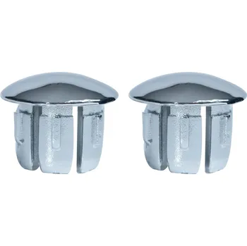 Příslušenství pro cyklistiku plastové špunty do konců řídítek, OXFORD (chrom, 1 pár) HT617C10