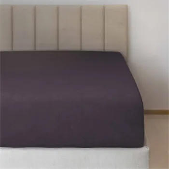 Prostěradlo Froté prostěradlo č.65 fialovo hnědá 60x120