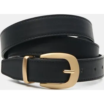 Oblečení a móda Sinsay - Pásek se zlatou sponou - černá - 9684F-99X - 9684F-99X-XS