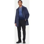 Guess Vlněný kabát M4BL3S WGJ82 Tmavomodrá Slim Fit L