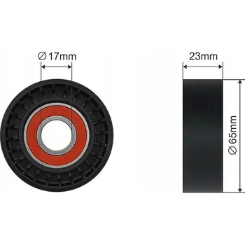Rozvod motoru VODICÍ KLADKA KLÍNOVÉHO ŘEMENE FIAT BRAVO II 07- DOBLO 10- FIORINO 09- IDEA 03-