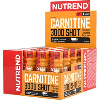 Spalovač tuku Nutrend Carnitine 3000 Shot 20x 60ml.