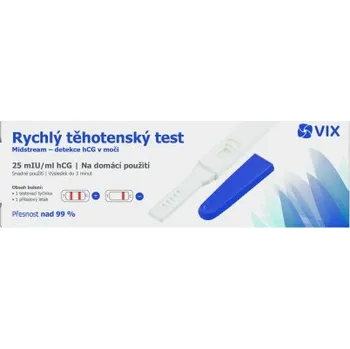 Diagnostický test VIX Těhotenský test Comfort 1 ks