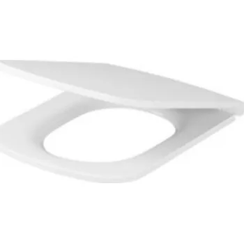 WC sedátko CERSANIT Toaletní prkénko MODUO PLUS SQUARE SLIM pomalu padající duroplast antibakteriální jednoduché odpojování K98-0357