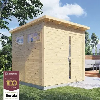 Zahradní domek Dřevěný zahradní domek Bertilo Pentus 2 přírodní 226 x 234 cm