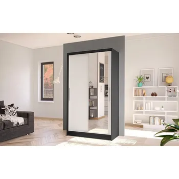 Ložnice Falco Skříň Kosta VI 100 - černá/bílá