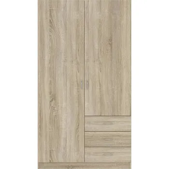 Šatní skříň GAYA šatní skříň 2D3S, dub Sonoma