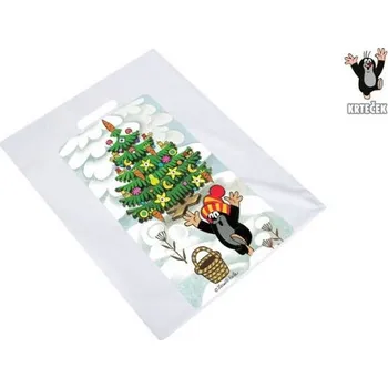 Dárková taška Taška Krtek "L"36,5x44,5 cm VÁNOCE [A]