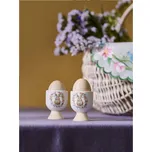 Sinsay - Velikonoční skleničky na vejce s potiskem zajíčků 2 pack - bílá - 789IL-00X - 789IL-00X-ONE