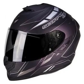 Helma na motorku Moto přilba SCORPION EXO-1400 AIR CUP černo/stříbrný chameleon matná (Velikost: XL) MCF_10151