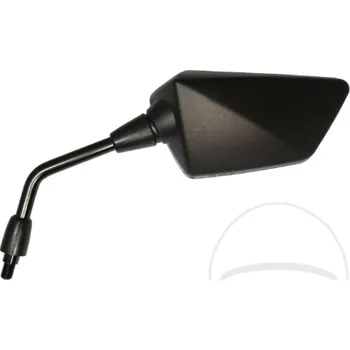 Zrcátko pro motocykl Zpětné zrcátko JMP ZR 0355 černý levý KAWASAKI KLX 125 (2010