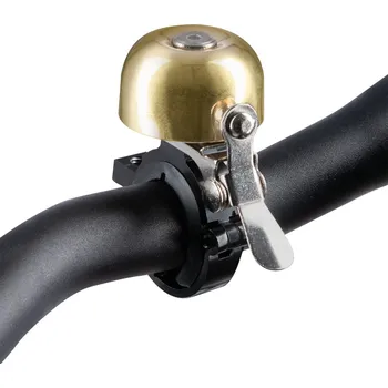 Příslušenství pro cyklistiku zvonek na kolo MINI PING BRASS BELL, OXFORD (mosazný plášť) BE157G
