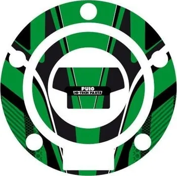 Motodoplněk Ochranné nálepky na víčko nádrže PUIG RADIKAL 6324V zelená YAMAHA BT 1100 Bulldog 2002-2007