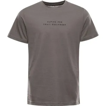 Pánská móda Pánské triko ALPINE PRO NESAD L Šedá