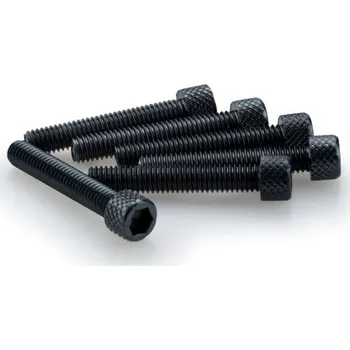 Motodoplněk Šrouby PUIG ANODIZED 0346N černý M6 x 35mm (6ks) 0346N