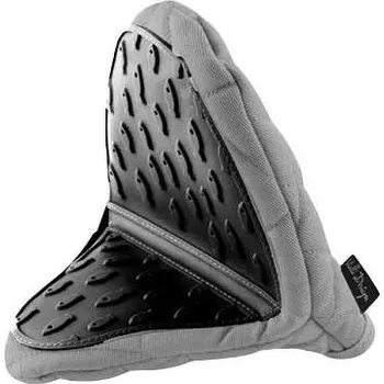 Vialli Design Rukavice kuchyňská nízká se silikonem LIVIO, šedo-černá_29620