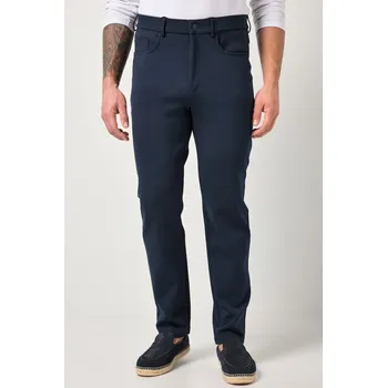 JP1880, Plus size Žerzejové kalhoty JP1880, 5 kapes, NEW YORK, FLEXNAMIC®, kolekce business, modulární systém NEW YORK, do 8XL pro plnoštíhlé nadměrná velikost, 839515785-1452, modrý, 3XL, Plus size oblečení, Oblečení pro vysoké muže, Nadměrné velikosti,