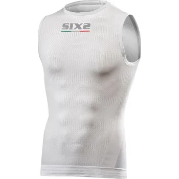 SIXS SMX funkční tričko bez rukávů bílá (Velikost: L) SMX-16