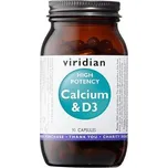 VIRIDIAN nutrition High Potency Calcium & D3 90 kapslí
