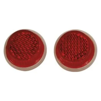 Cyklo nářadí odrazky samolepící, OXFORD (celkový průměr 25 mm, pár) OX803