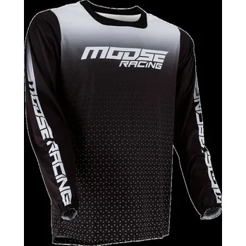 Moto dres MOOSE RACING SOFT-GOODS DRES M1 BK/WT LG (2910-6299) (Velikost: XL) 2910-6299