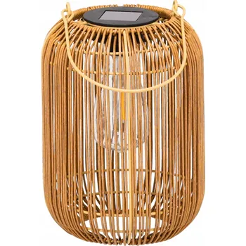 Venkovní osvětlení Solární lampa lucerna bronzová 24 cm zahradní LED dekorativní