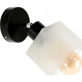 Osvětlení BERGE LED nástěnné svítidlo - 1xE27 KOSTKA BÍLÁ P0002/K006