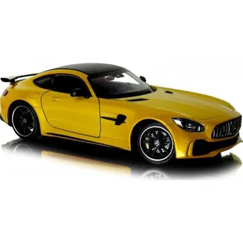 autíčko Welly Mercedes AMG GT-R Žlutý, 1:24