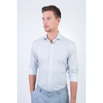 Pánská košile Bavlněná košile se vzorem V pohodlném střihu 188506