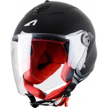 Helma na motorku Moto přilba ASTONE MINIJET S černá (Velikost: L) MCF_7367