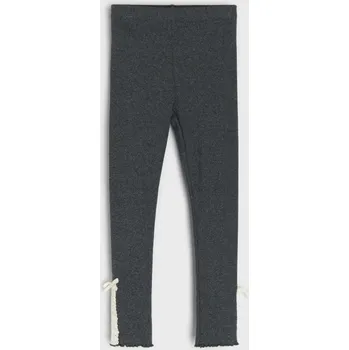 Dívčí kalhoty Sinsay - Žebrované legíny - šedá - 677DW-90M - 677DW-90M-116