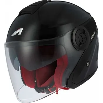 Helma na motorku Moto přilba ASTONE DJ10-2 solid černá (Velikost: XL) MCF_10090