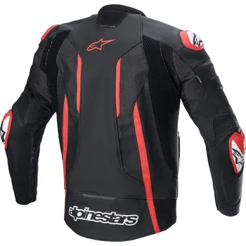 Moto bunda bunda FUSION, ALPINESTARS (černá/červená fluo, vel. 50) (Velikost: 46) 3103022-1030