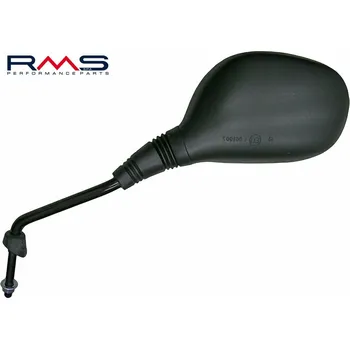 Zrcátko pro motocykl Zpětné zrcátko RMS 122760430 levý černý PIAGGIO/VESPA MP3 250 2007-2010