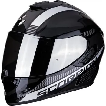 Helma na motorku Moto přilba SCORPION EXO-1400 AIR FREE metal/černo/stříbrná (Velikost: XXL) MCF_11772