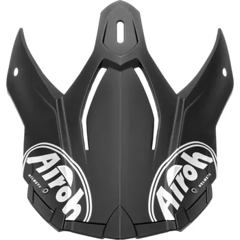 Helma na motorku náhradní kšilt pro přilby TERMINATOR OPEN VISION, AIROH (černá) 2027B