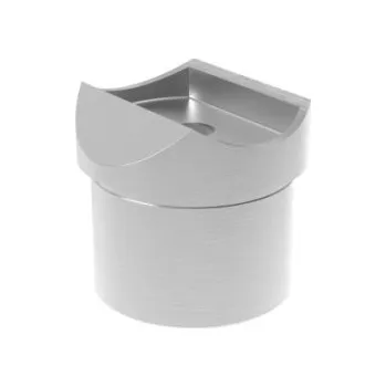 Hahn Steel Adaptér pro montáž madla Ø42,4 mm na sloupek Ø33,7mm - brus