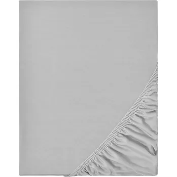 Prostěradlo Prostěradlo s gumičkou 160x200 Bavlna 100% Šedá Hladká Silná