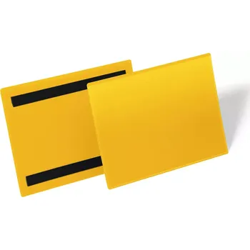 Magnetická kapsa A5 na šířku - 50 ks - Žlutá