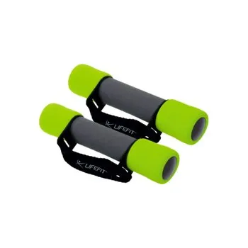 Sport Činky molitanové s páskem LIFEFIT® PLUS 2x1,5 kg